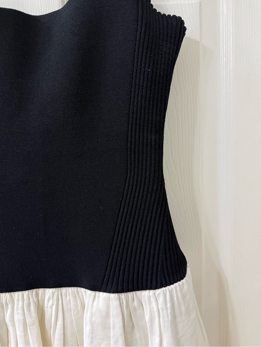 La Ligne Black and White Midi Dress -Small - Picture 9 of 14